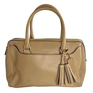 Coach Tan Leather Satchel